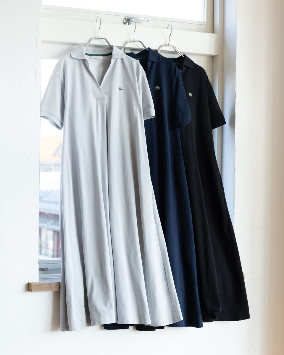 ラコステ LACOSTE ワンピース スキッパーネック ポロドレス EF038J-99