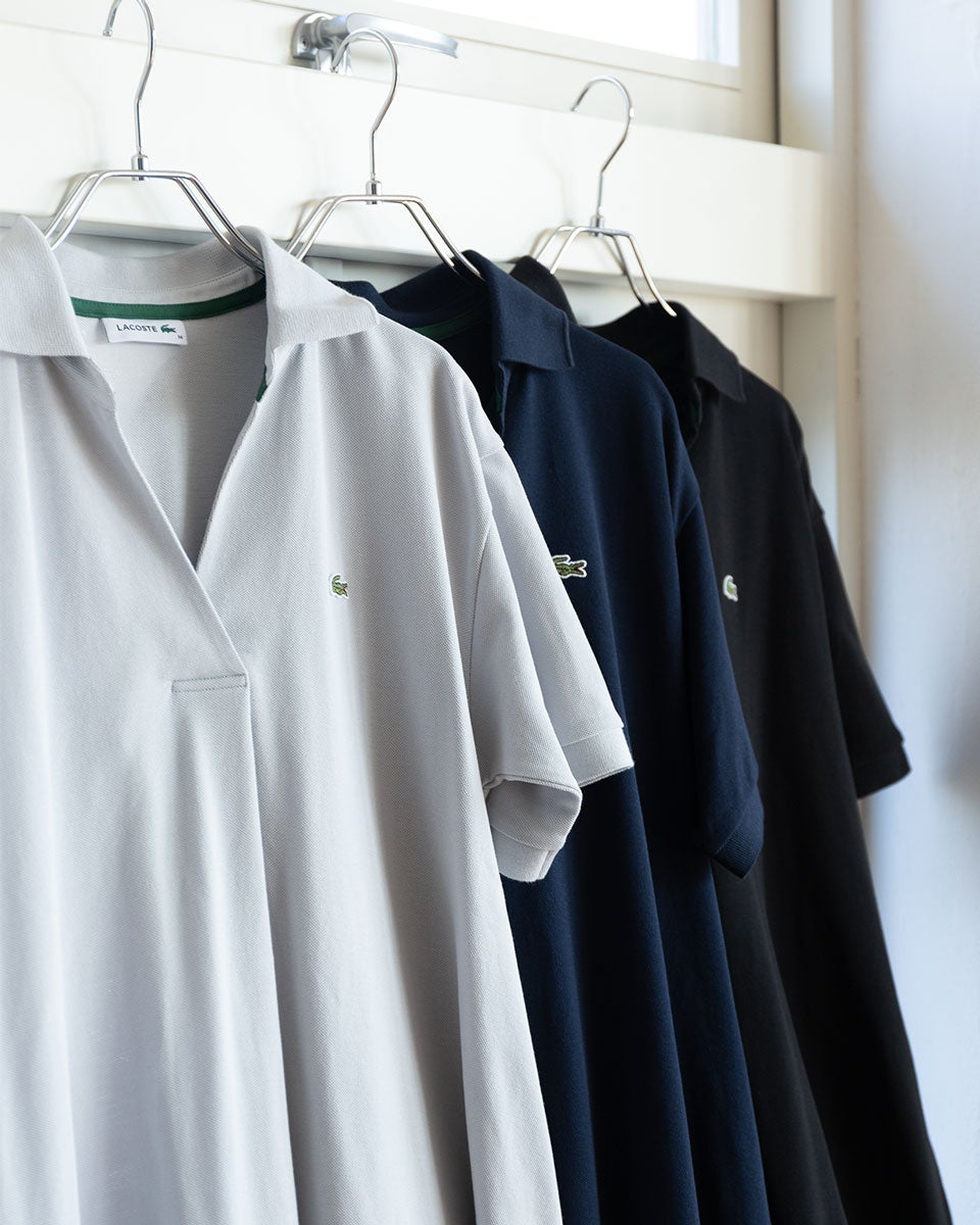 ラコステ LACOSTE ワンピース スキッパーネック ポロドレス EF038J-99