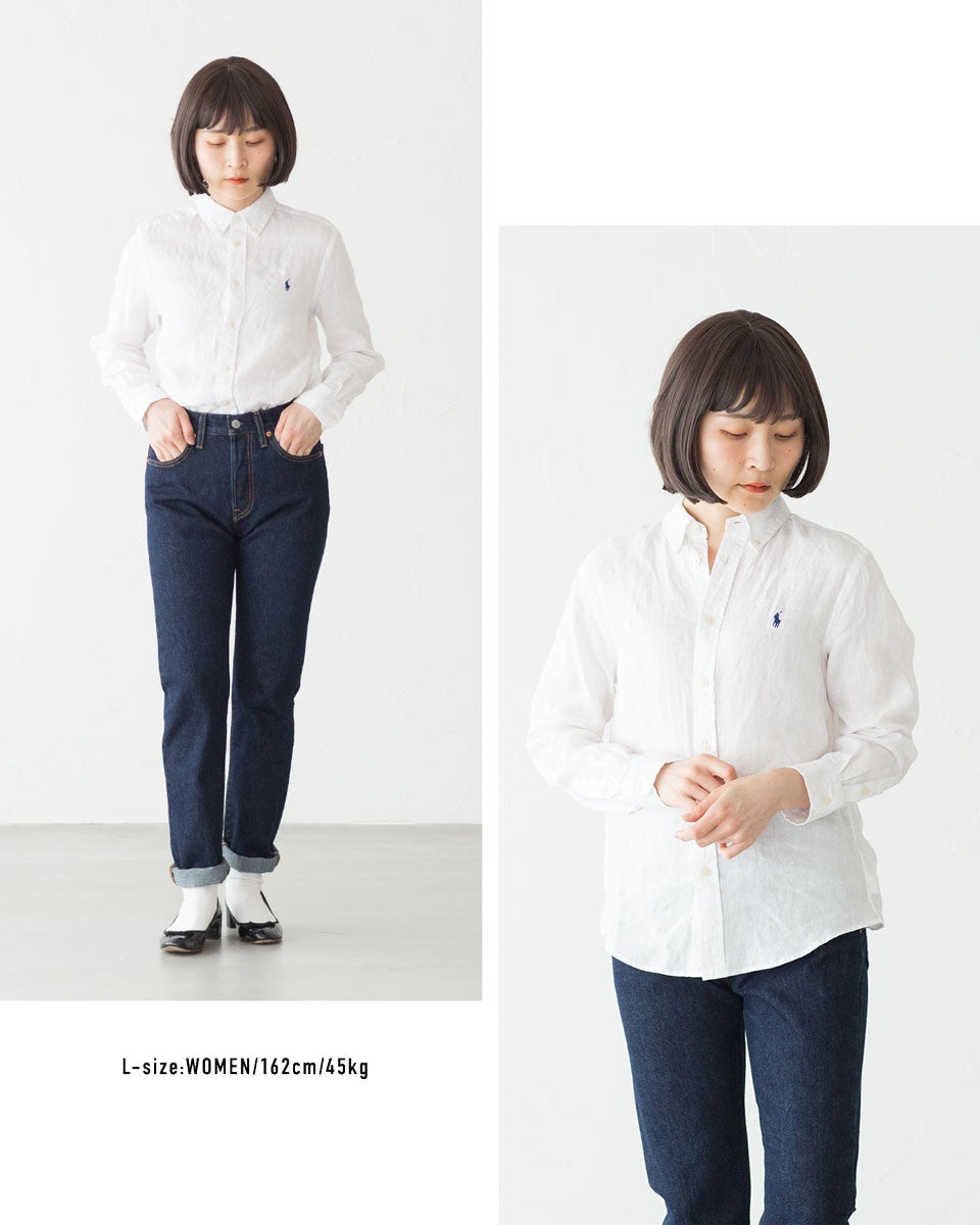 ポロ ラルフローレン リネン ボタンダウン BDシャツ POLO RALPH LAUREN