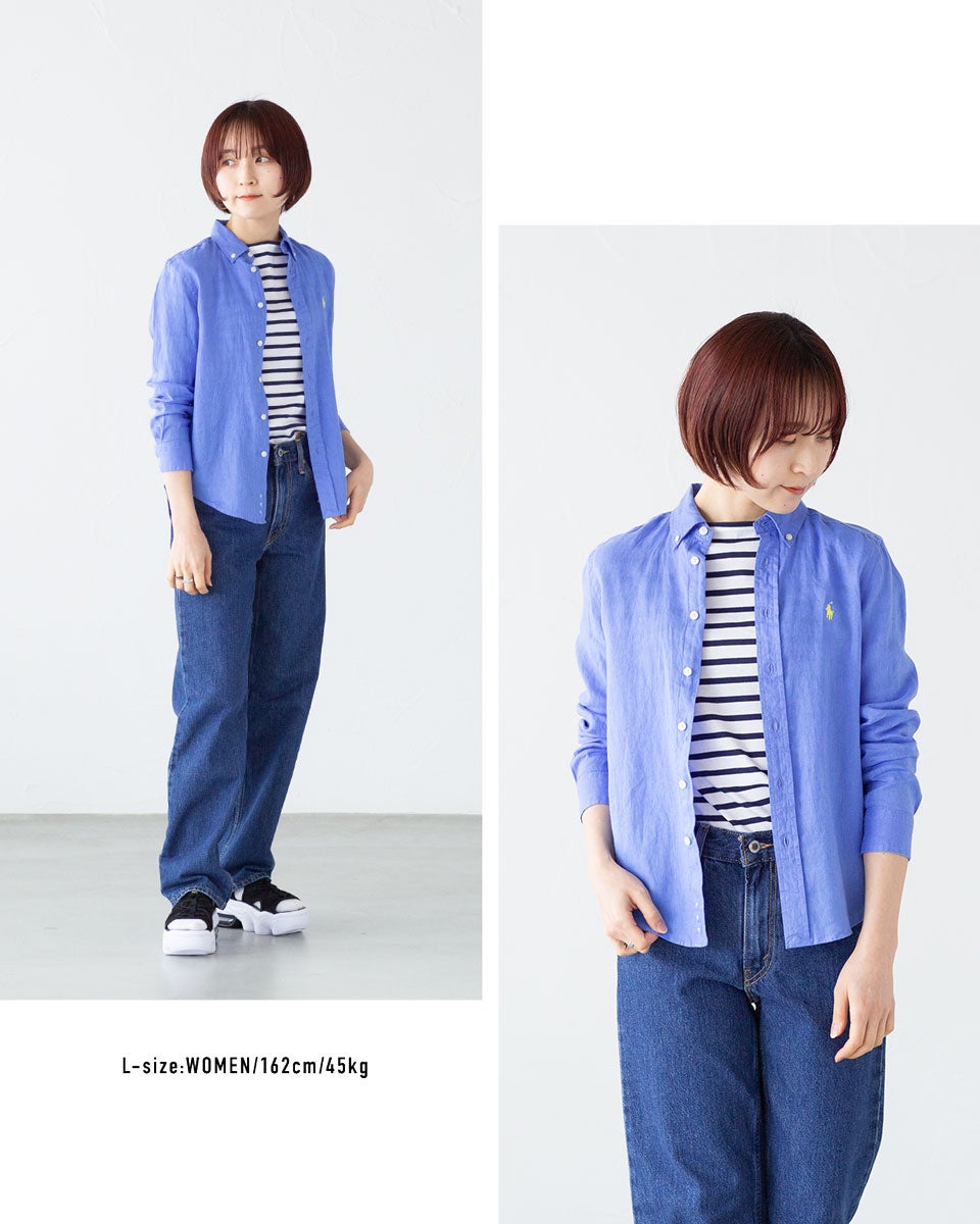 ポロ ラルフローレン リネン ボタンダウン BDシャツ POLO RALPH LAUREN