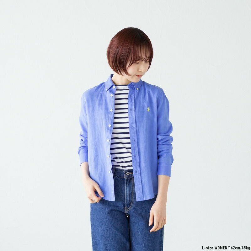 ポロ ラルフローレン リネン ボタンダウン BDシャツ POLO RALPH LAUREN