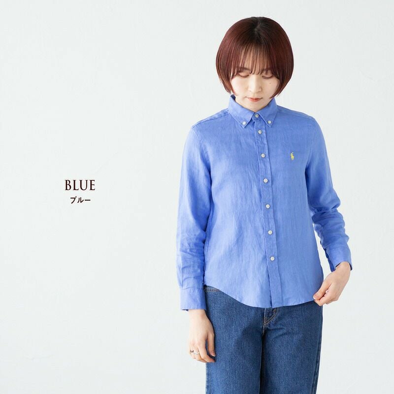 ポロ ラルフローレン リネン ボタンダウン BDシャツ POLO RALPH LAUREN