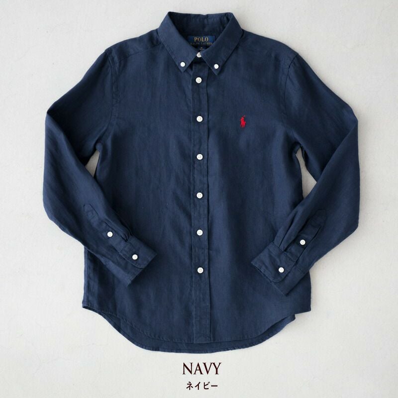 ポロ ラルフローレン リネン ボタンダウン BDシャツ POLO RALPH LAUREN