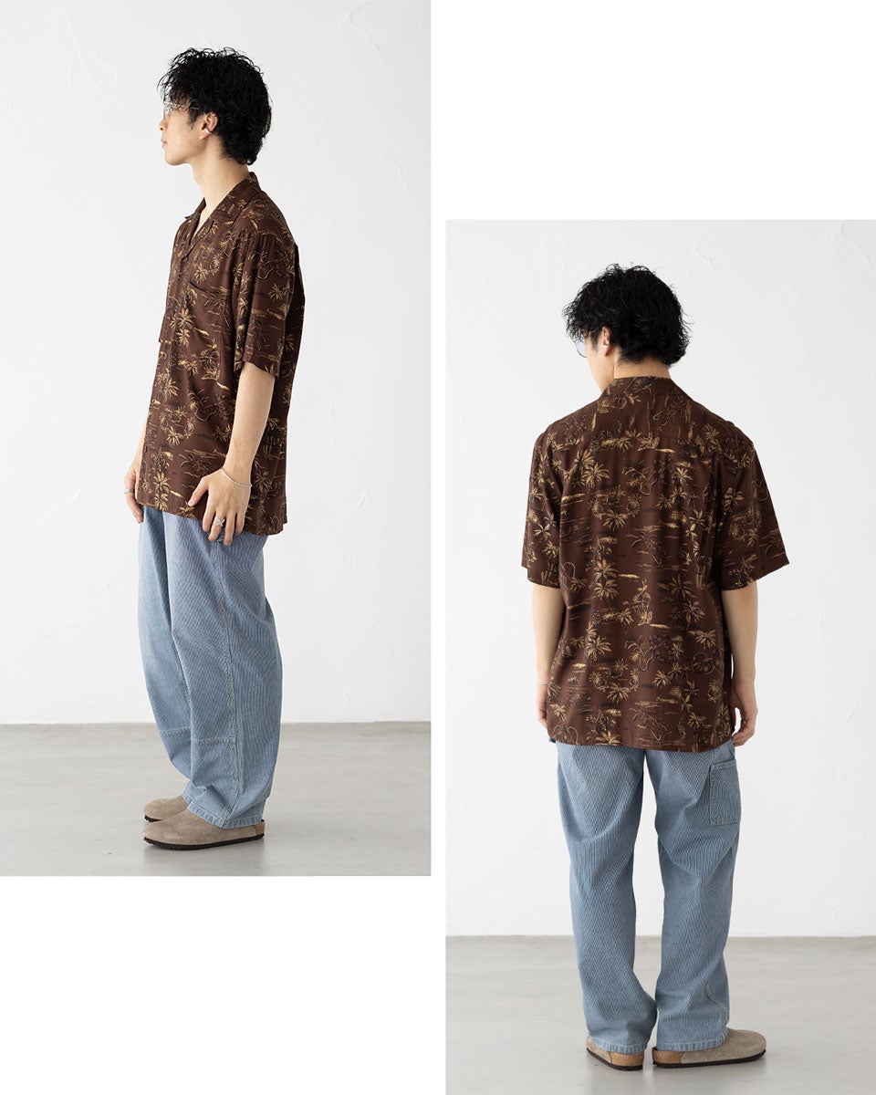 トゥーパームス アロハシャツ 米国製 ハワイアン シャツ MADE IN
