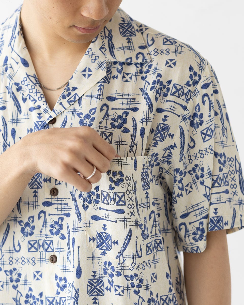 トゥーパームス アロハシャツ 米国製 ハワイアン シャツ MADE IN