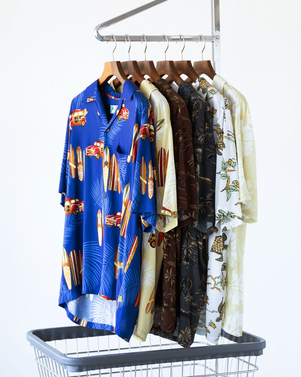 TWO PALMS ハワイ ムームー アロハシャツ トゥーパームス アロハシャツ 米国製 ハワイアン シャツ MADE IN