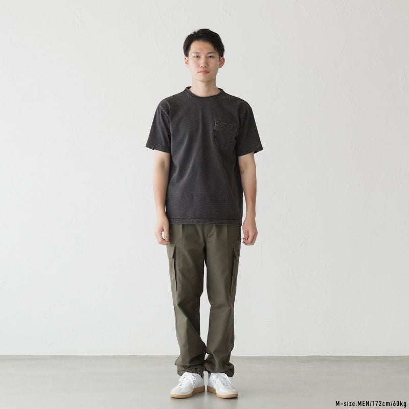 チャンピオン T1011 ポケット Tシャツ champion C5-X306 後染め 天然