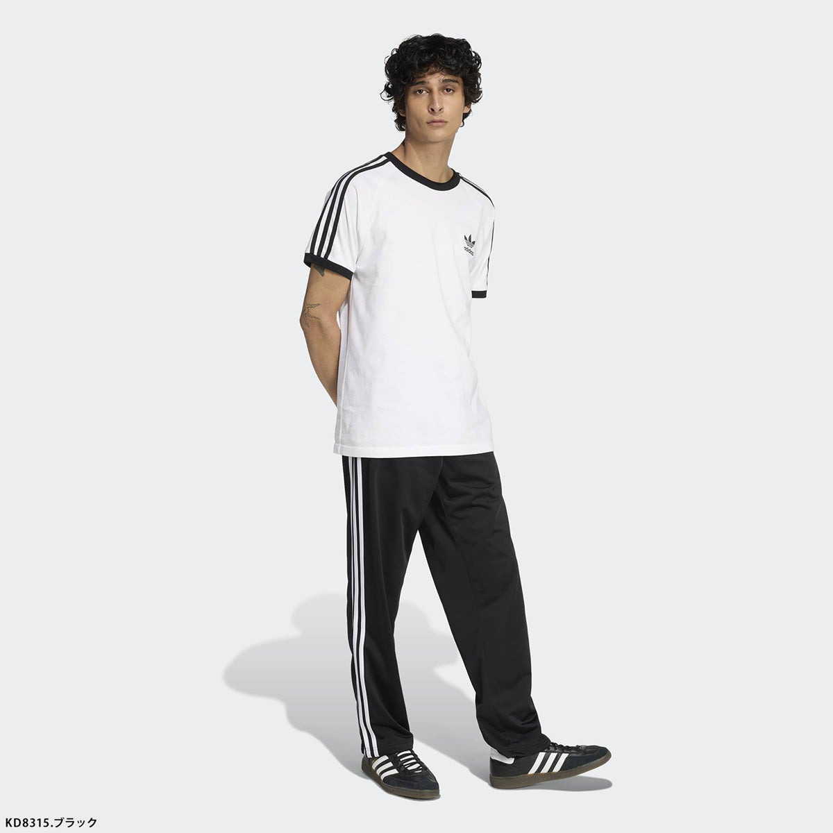 00s adidas トラックパンツ ファイヤーバード L 白×黒 ジャージ アディダス adidas Originals ジャージ ファイヤーバード トラック