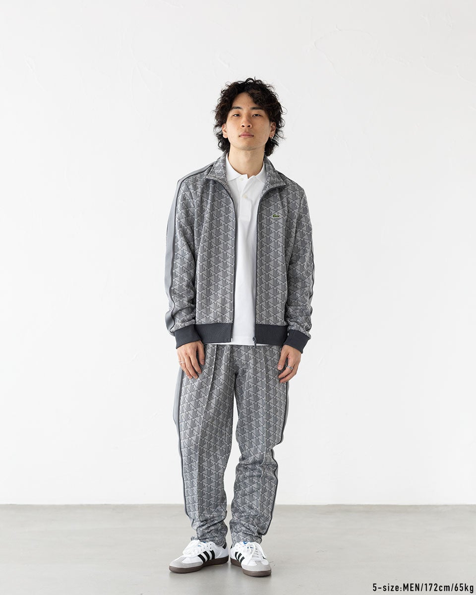 ラコステ LACOSTE ジャージ モノグラム 上下組 トラックジャケット