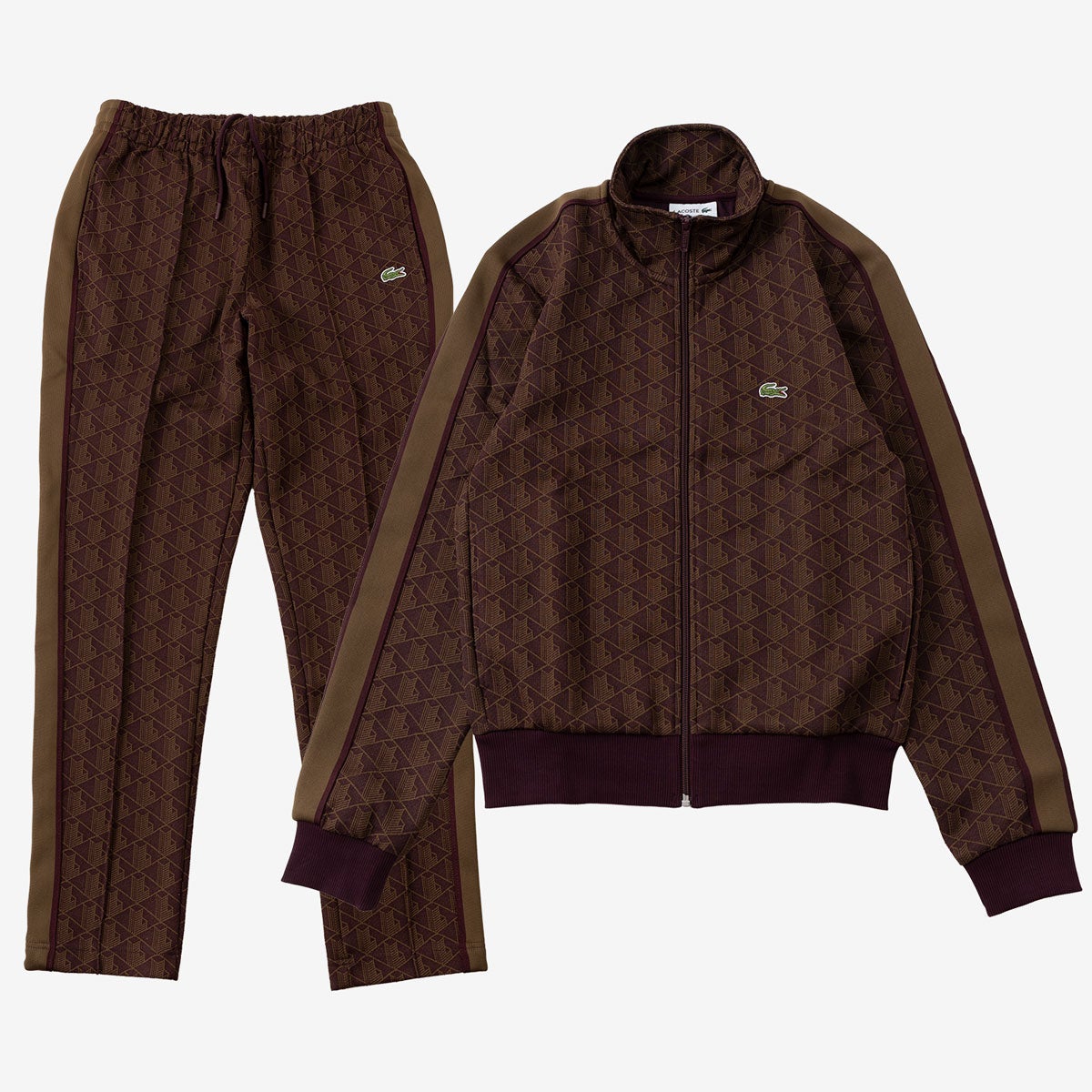 ラコステ ジャージ 上下組 モノグラム ジャカード LACOSTE トラック