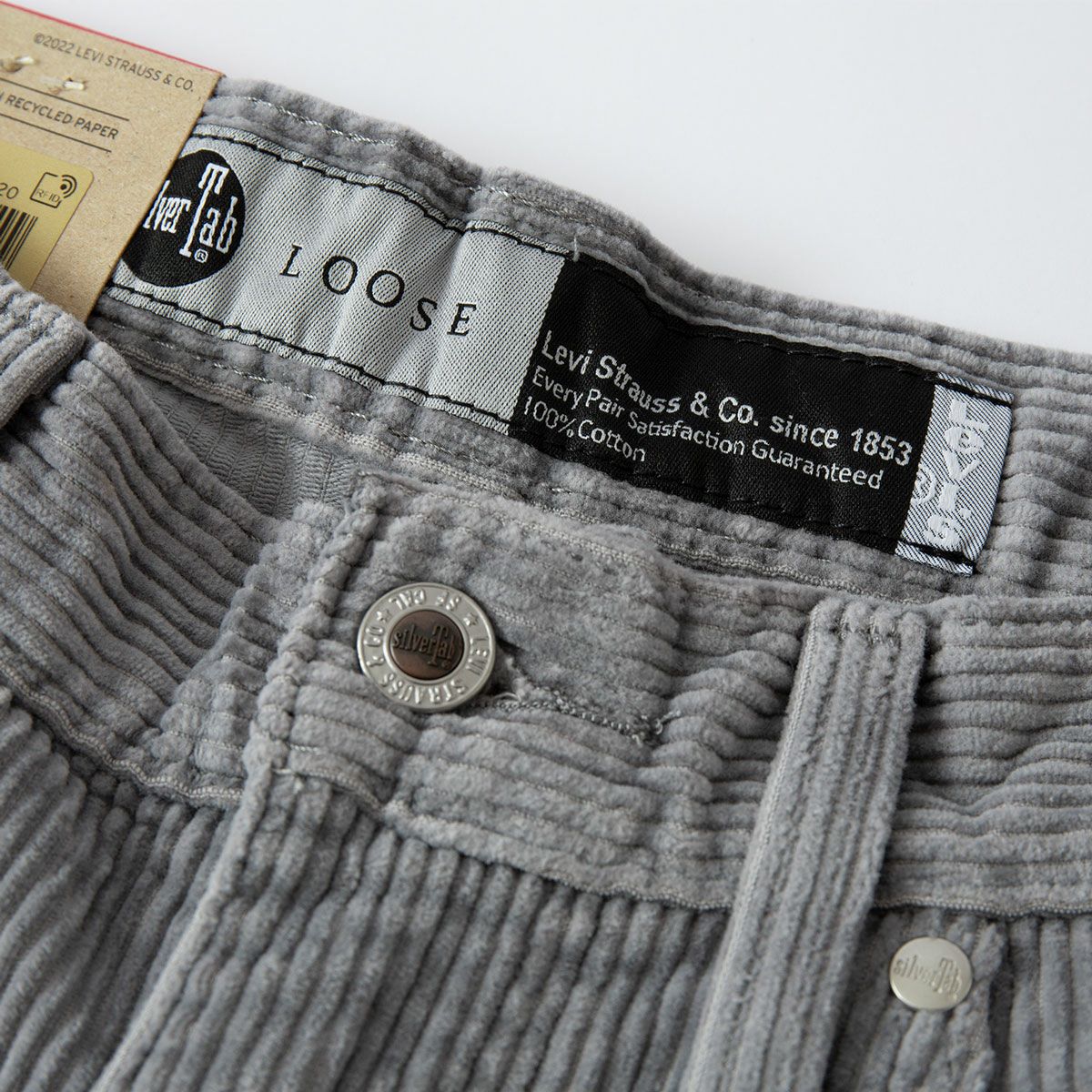 リーバイス シルバータブ ルーズフィット グレー SHARKSKIN