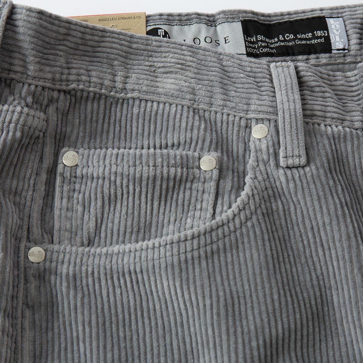 リーバイス シルバータブ ルーズフィット グレー SHARKSKIN