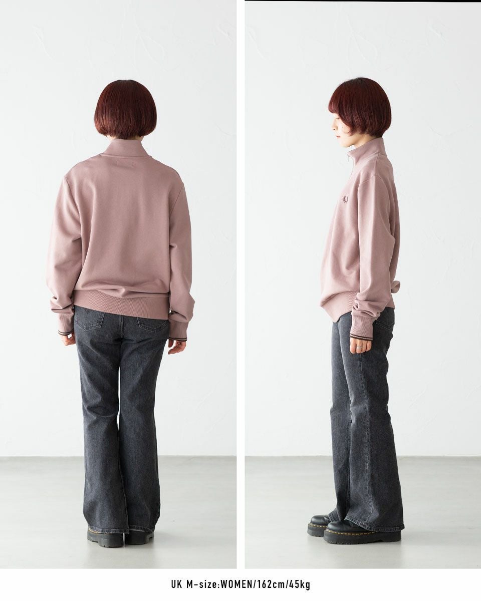 フレッドペリー FRED PERRY ハーフジップ スウェットシャツ M3574