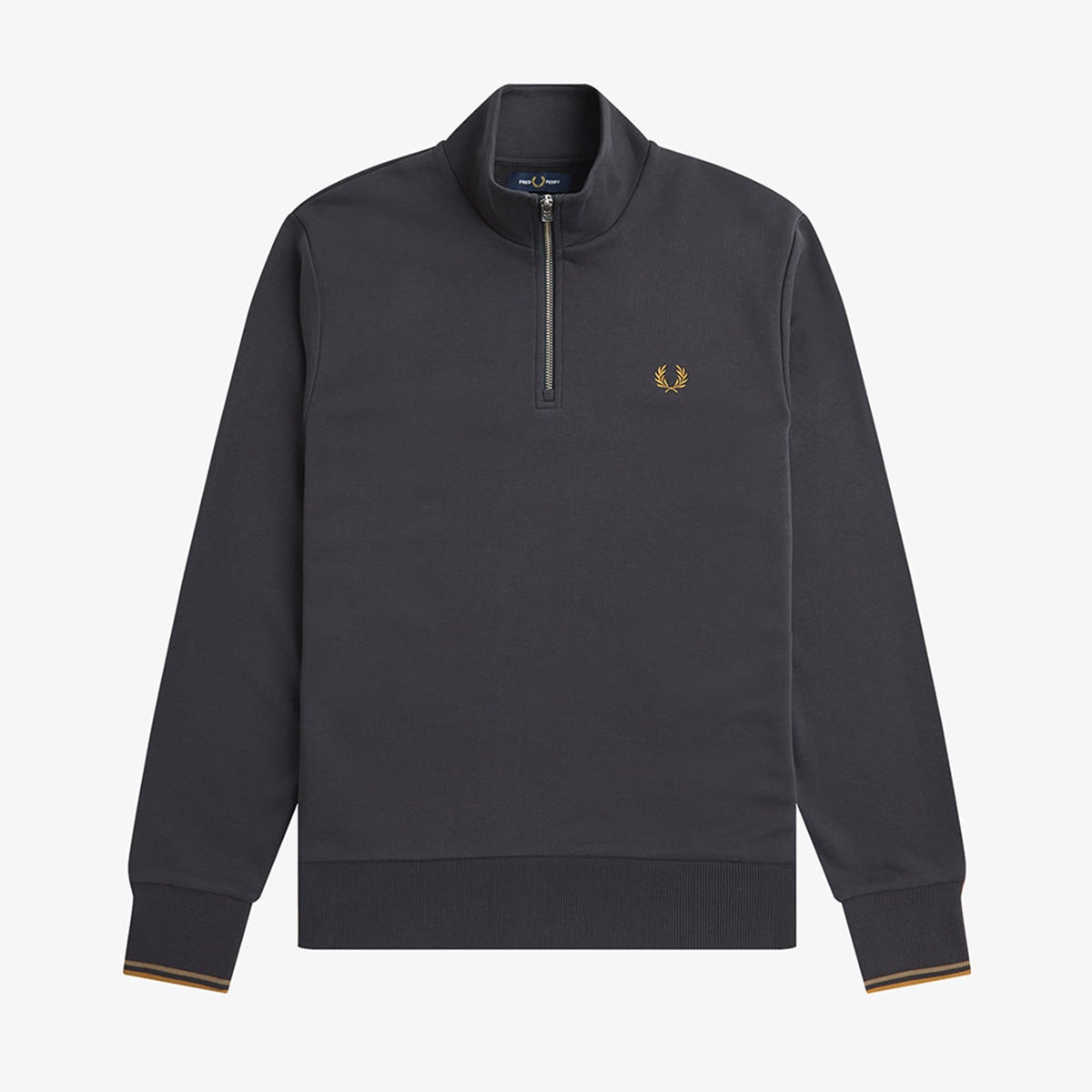 FRED PERRY　新品 FRED PERRY（フレッドペリー） ハーフジップ スウェットシャツ M3574