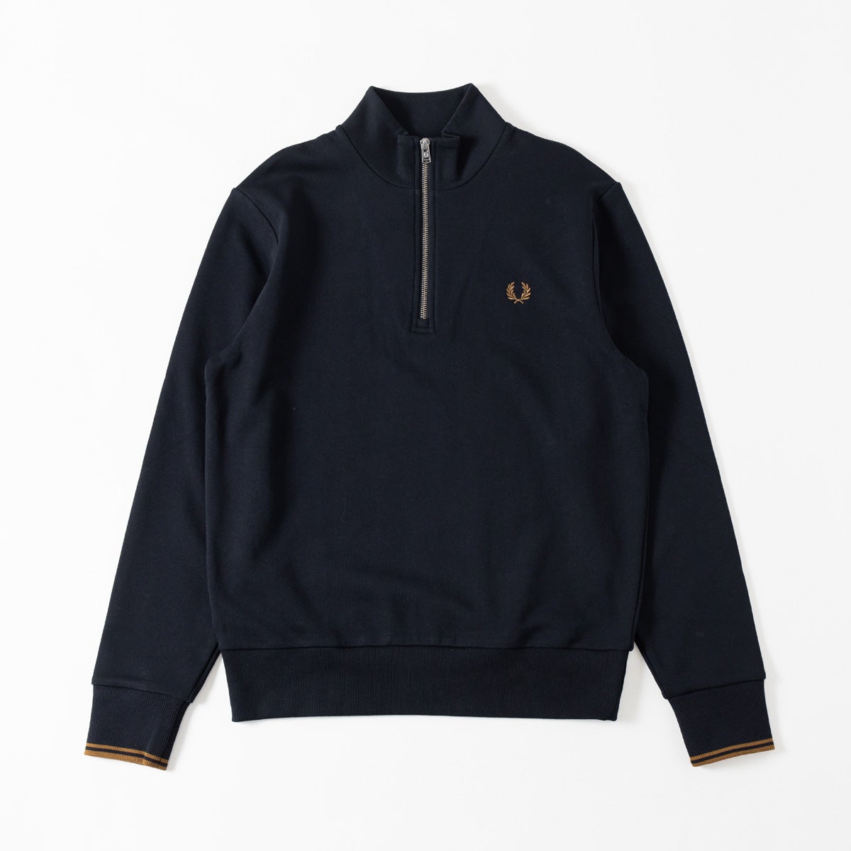 フレッドペリー FRED PERRY ハーフジップ スウェットシャツ M3574