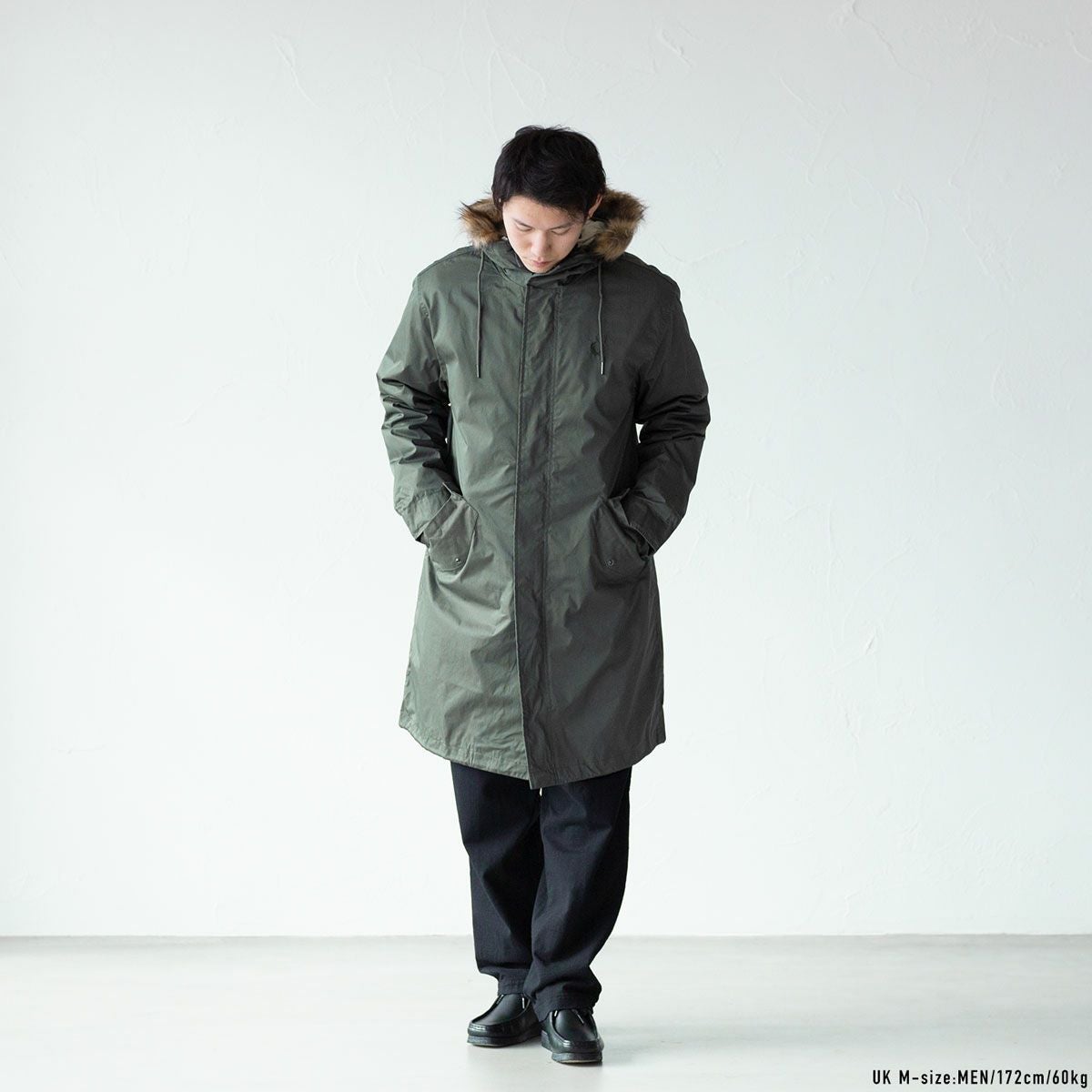 フレッドペリー モッズコート M フレッドペリー モッズコート 2023FWモデル FRED PERRY ジップイン