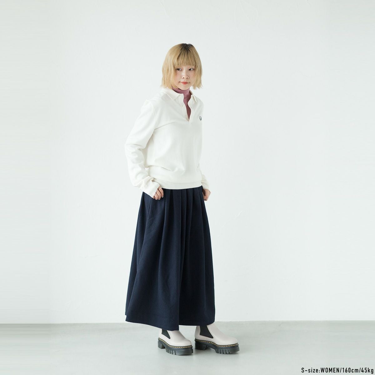 フレッドペリー ニット ポロシャツ 長袖 FRED PERRY K4535 クラシック