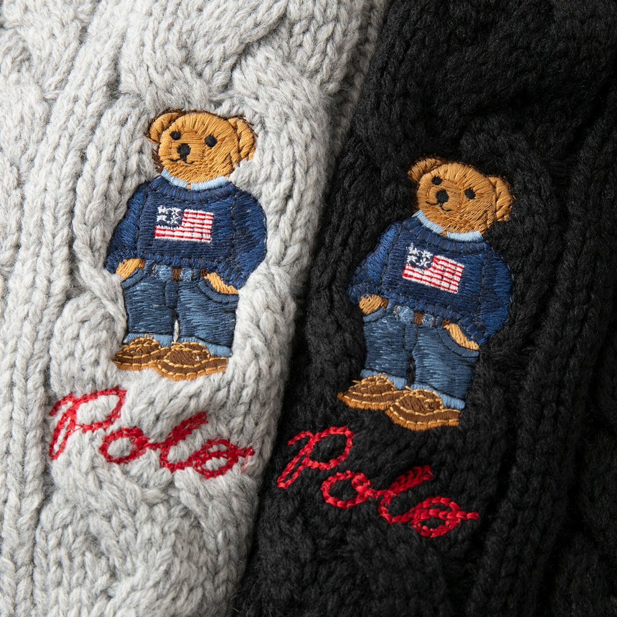 美品　Polo Ralph Lauren ポロベア　ケーブル編みマフラー 楽天市場】ポロ ラルフローレン ポロベア マフラー POLO RalphLauren