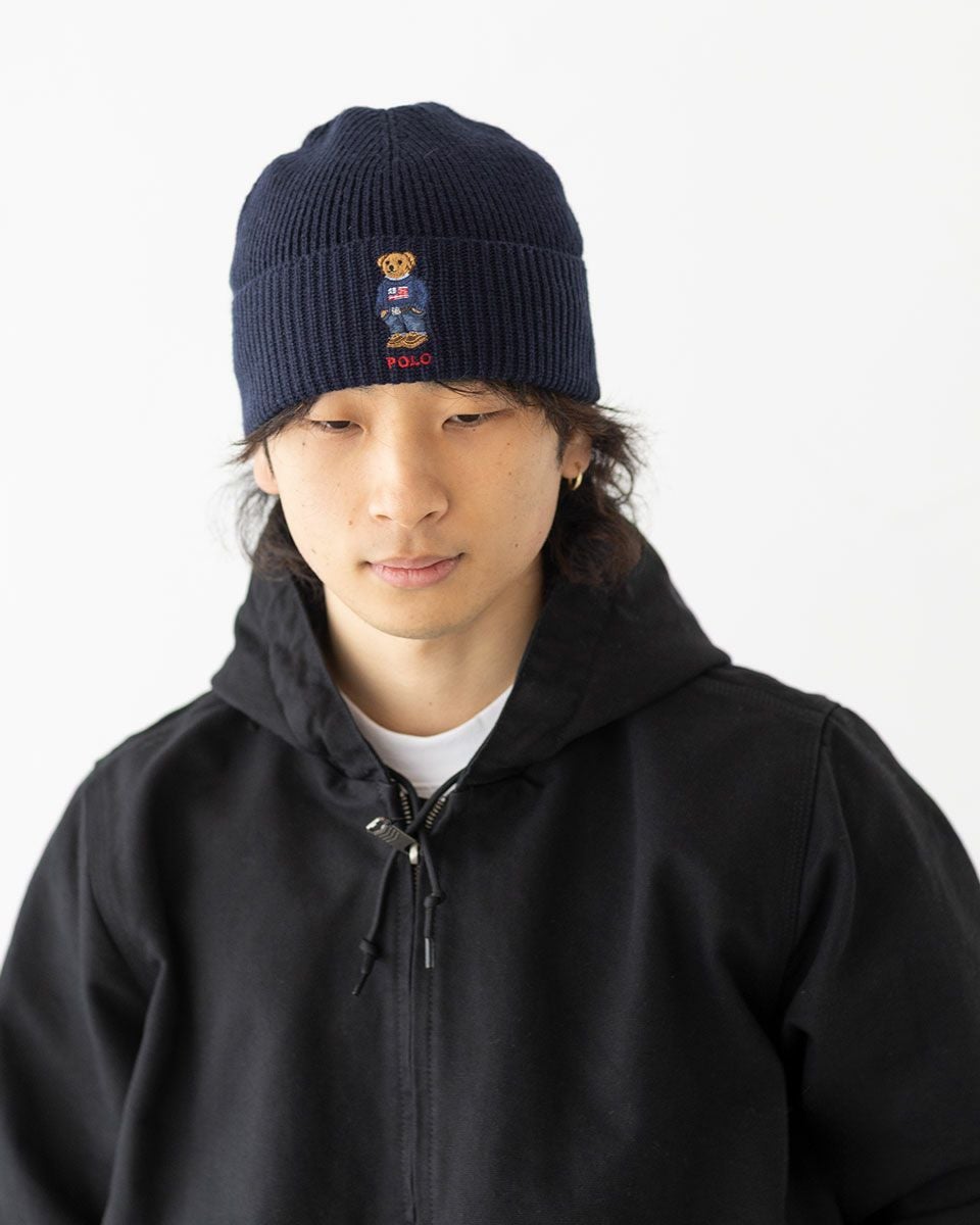 ポロベア ニット帽 POLO RalphLauren PC1463/PC1268 ソリッド デニム