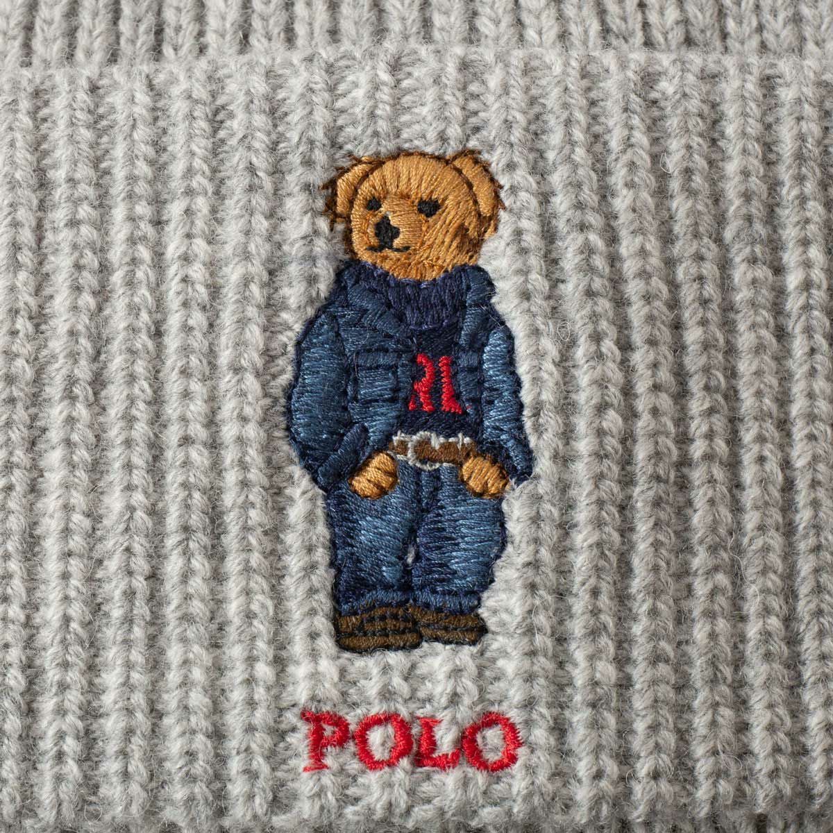 ポロベア ニット帽 POLO RalphLauren PC1463/PC1268 ソリッド デニム