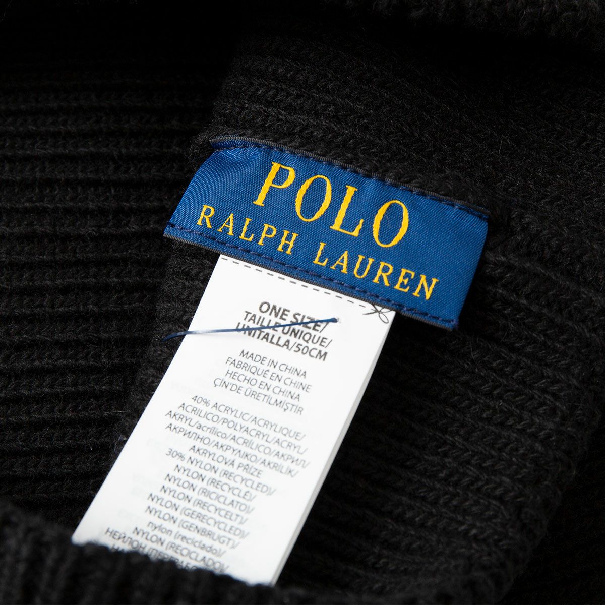 ポロベア ニット帽 POLO RalphLauren PC1463/PC1268 ソリッド デニム