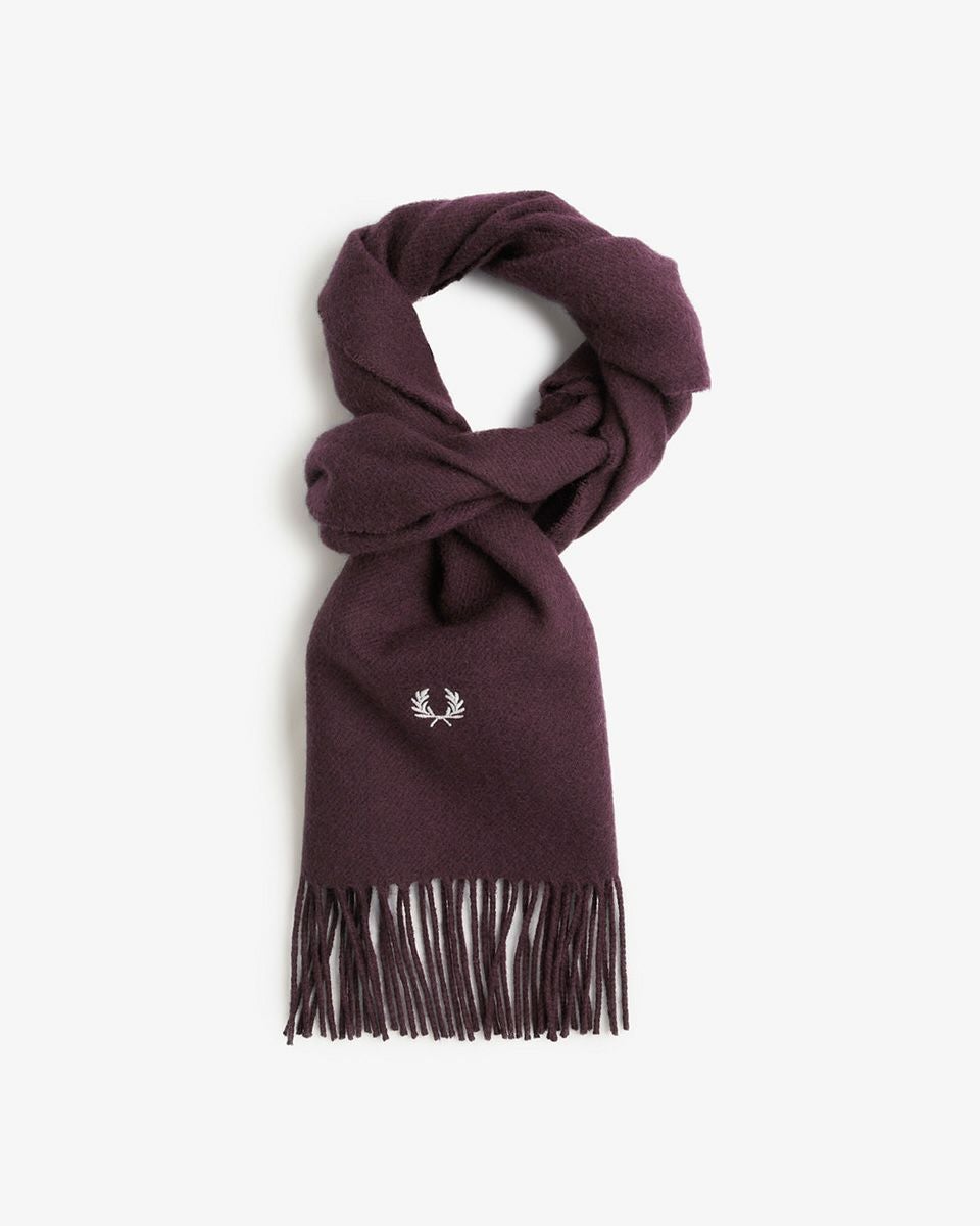 フレッドペリー マフラー FRED PERRY ラムウール スカーフ C4126