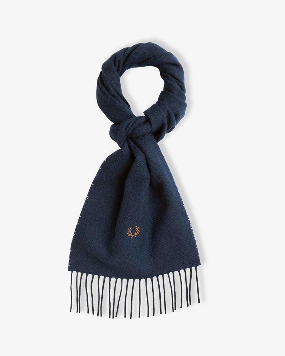 フレッドペリー マフラー FRED PERRY ラムウール スカーフ C4126