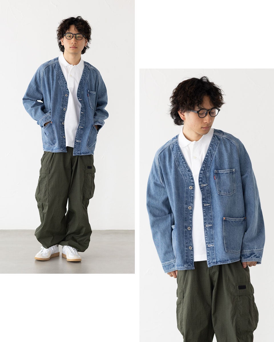 リーバイス LEVI'S デニム カーディガン ユニオン エンジニア A7139