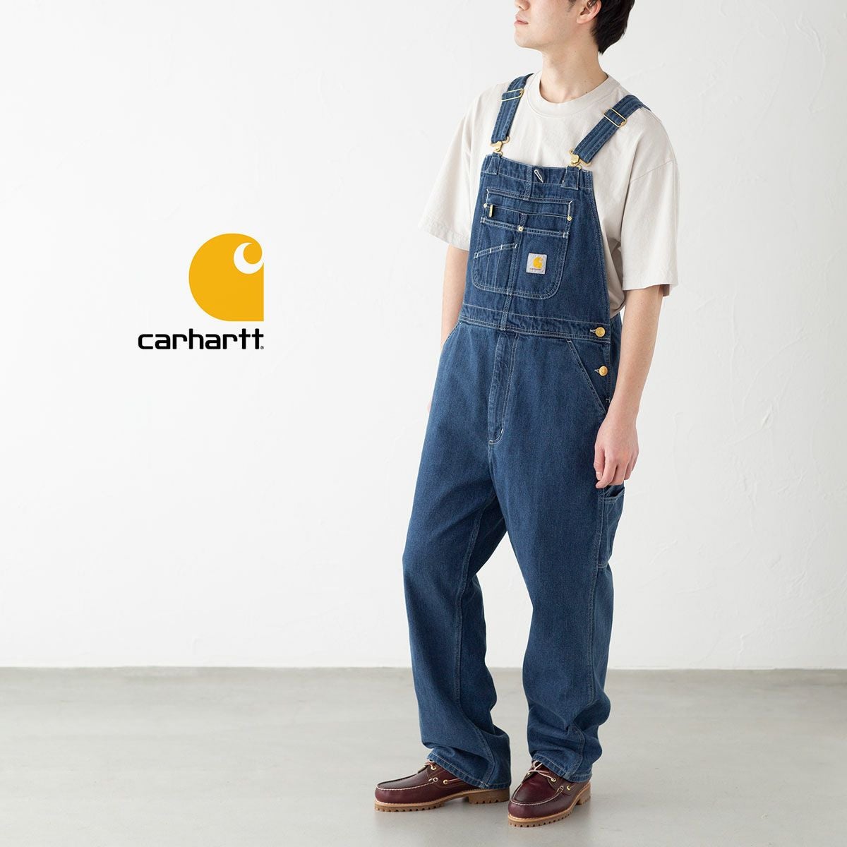 カーハート ルーズフィット デニム ビブ オーバーオール Carhartt