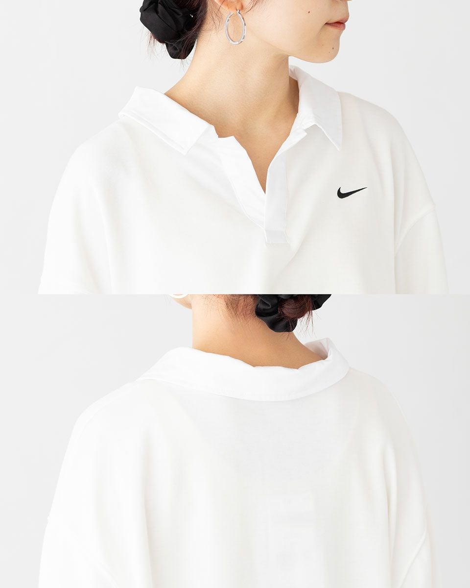 ナイキ ウィメンズ オーバーサイズド ロングスリーブ ポロシャツ NIKE