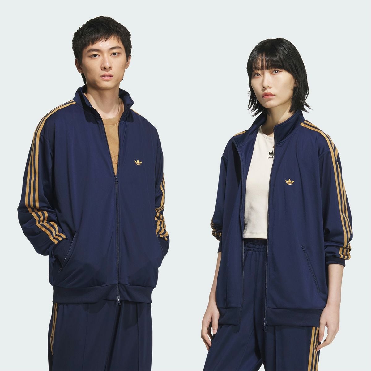 アディダス ベッケンバウアー ジェンダーニュートラル オレンジ イエロー 3XL アディダス ジャージ ベッケンバウアー トラックジャケット トラック