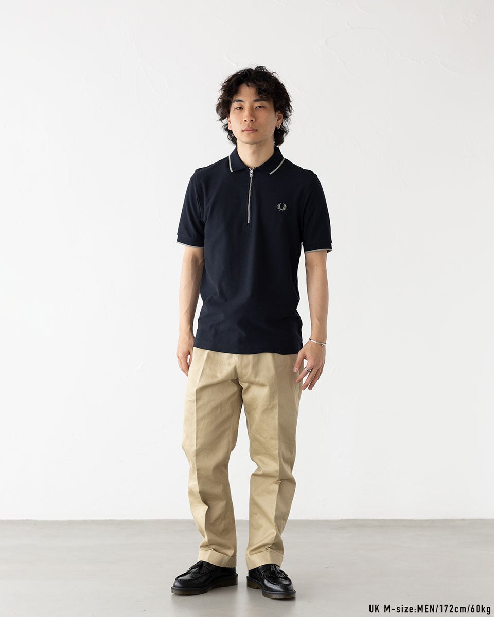 フレッドペリー FRED PERRY ポロシャツ クレープ ピケ M7729/M2383