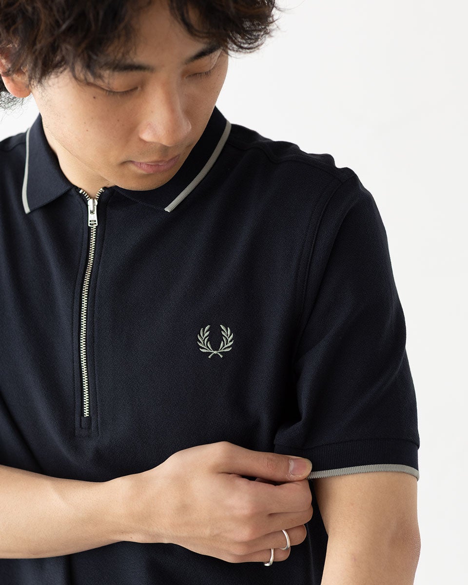 フレッドペリー FRED PERRY ポロシャツ クレープ ピケ M7729/M2383