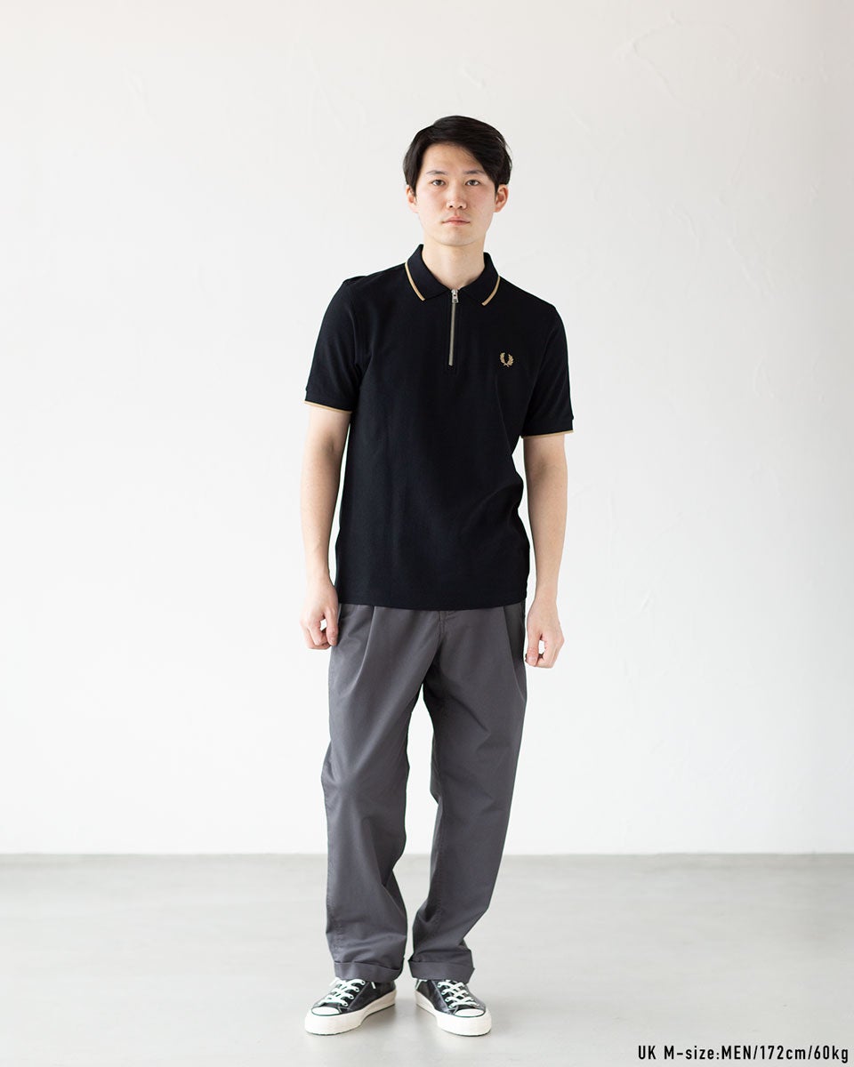 フレッドペリー FRED PERRY ポロシャツ クレープ ピケ M7729/M2383