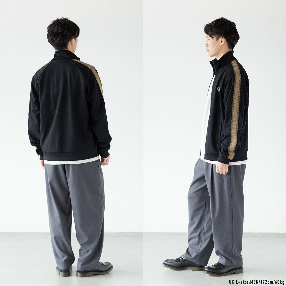 フレッドペリー ジャージ FRED PERRY クロチェット テープ トラック