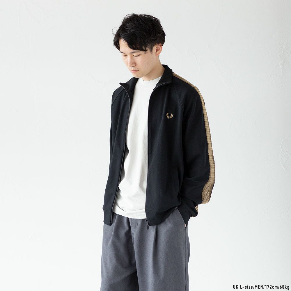 フレッドペリー ジャージ FRED PERRY クロチェット テープ トラック