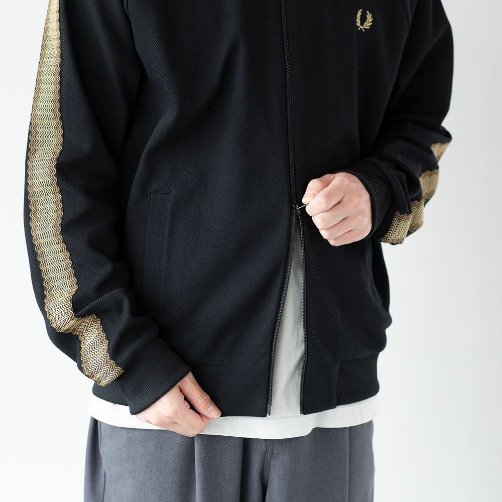 フレッドペリー ジャージ FRED PERRY クロチェット テープ トラック