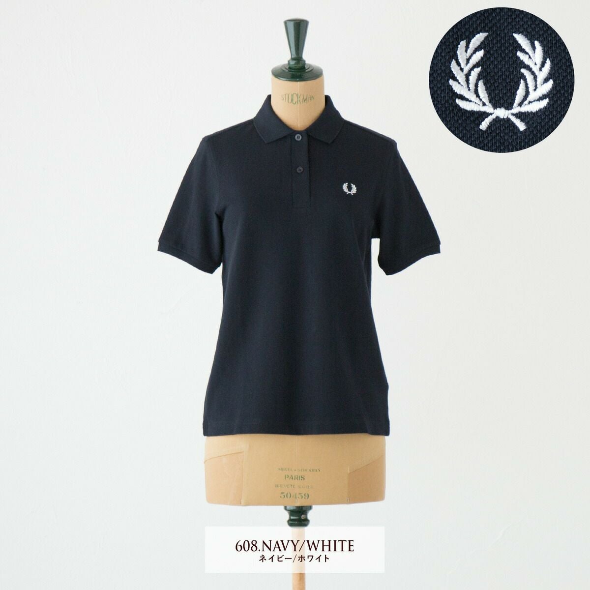 FRED PERRY フレッドペリー レース ポロシャツ ブラック レディース フレッドペリー ポロシャツ FRED PERRY G6000 レディース 半袖 鹿の子