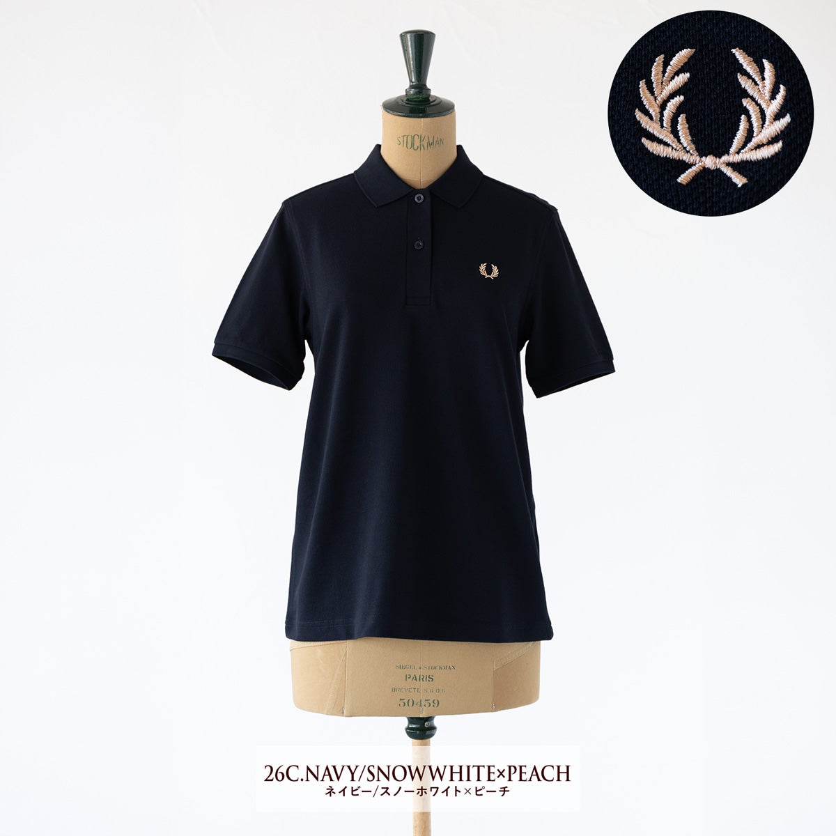 フレッドペリー FRED PERRY ポロシャツ G6000 レディース 半袖 鹿の子