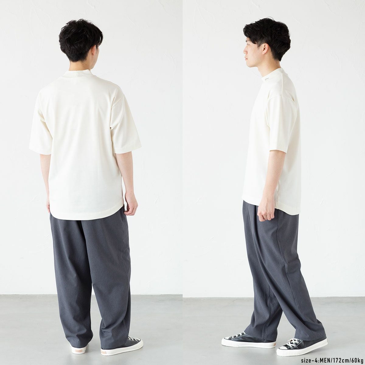 ラコステ 5分袖 モックネック サマーニット Tシャツ LACOSTE TH079LJ