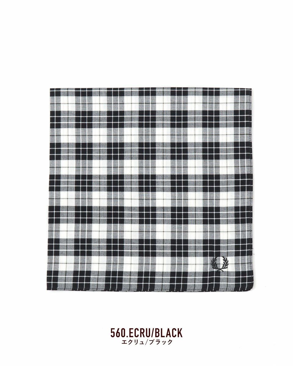 フレッドペリー チェック ハンカチ FRED PERRY タータンチェック