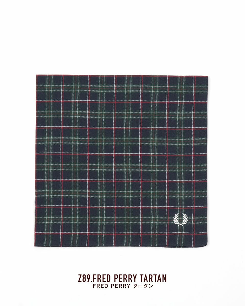 フレッドペリー チェック ハンカチ FRED PERRY タータンチェック
