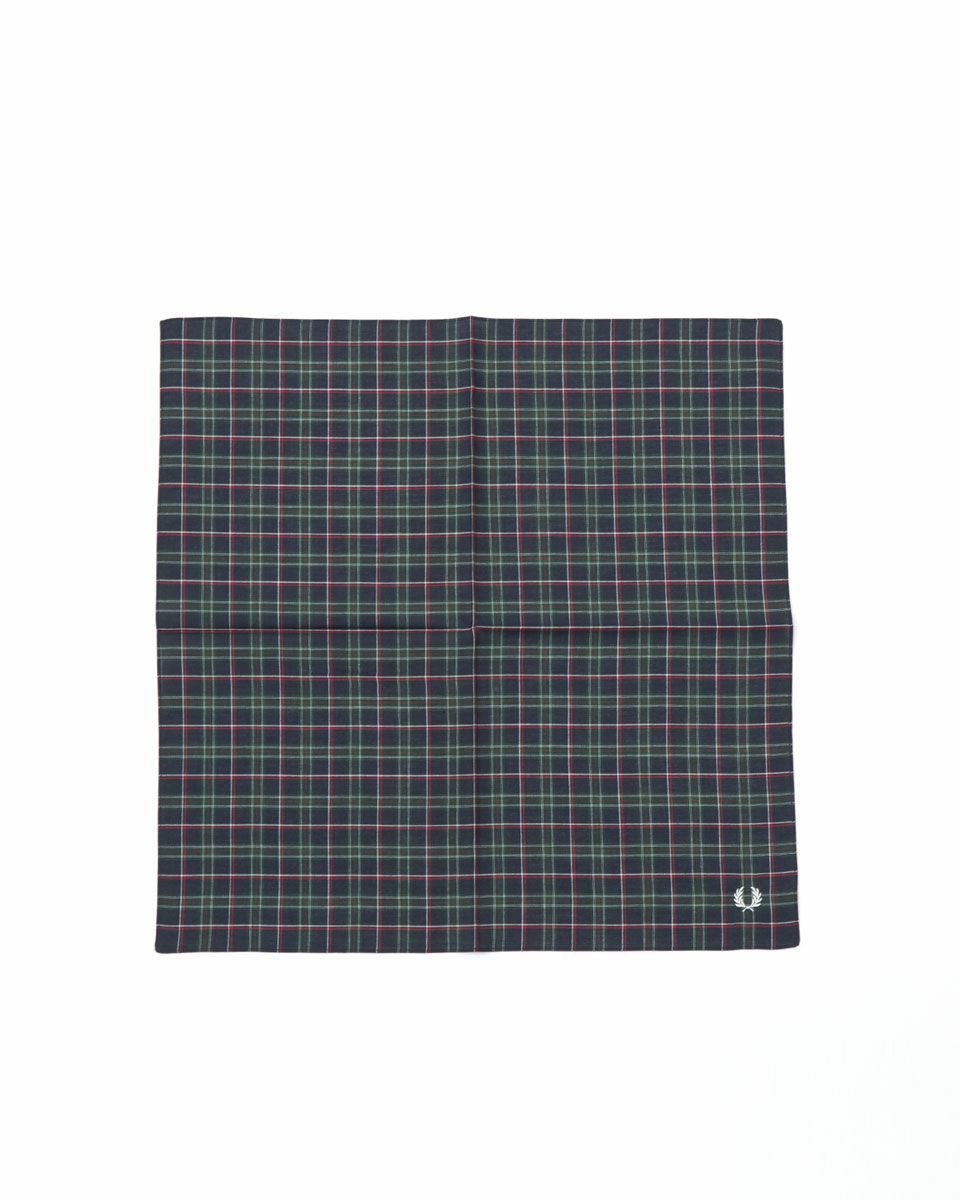 フレッドペリー チェック ハンカチ FRED PERRY タータンチェック