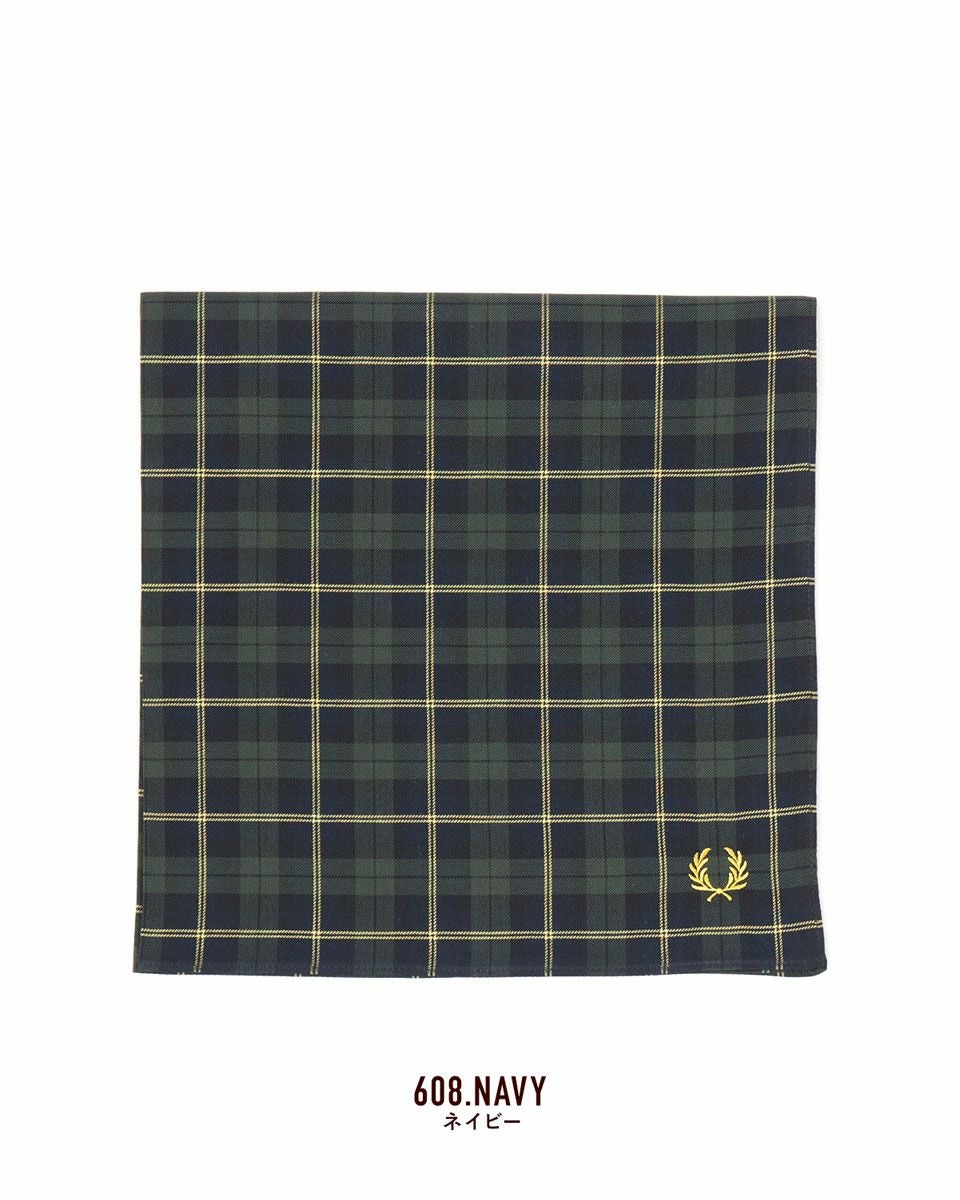 フレッドペリー チェック ハンカチ FRED PERRY タータンチェック