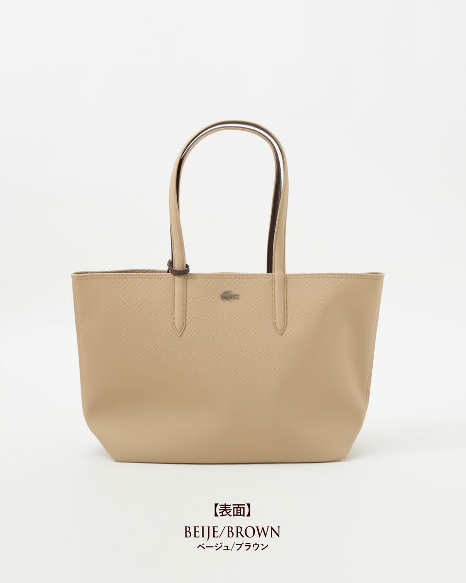 ラコステ リバーシブル トート バッグ LACOSTE NF2142AA ポーチ兼