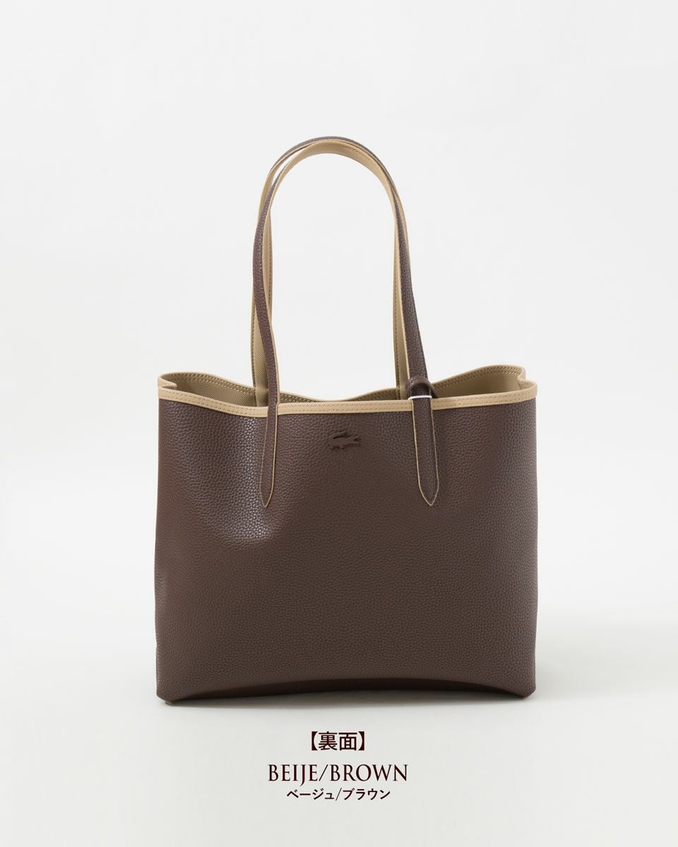 ラコステ リバーシブル トート バッグ LACOSTE NF2142AA ポーチ兼