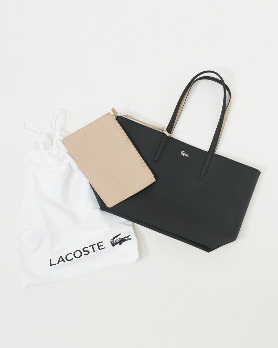 ラコステ リバーシブル トート バッグ LACOSTE NF2142AA ポーチ兼