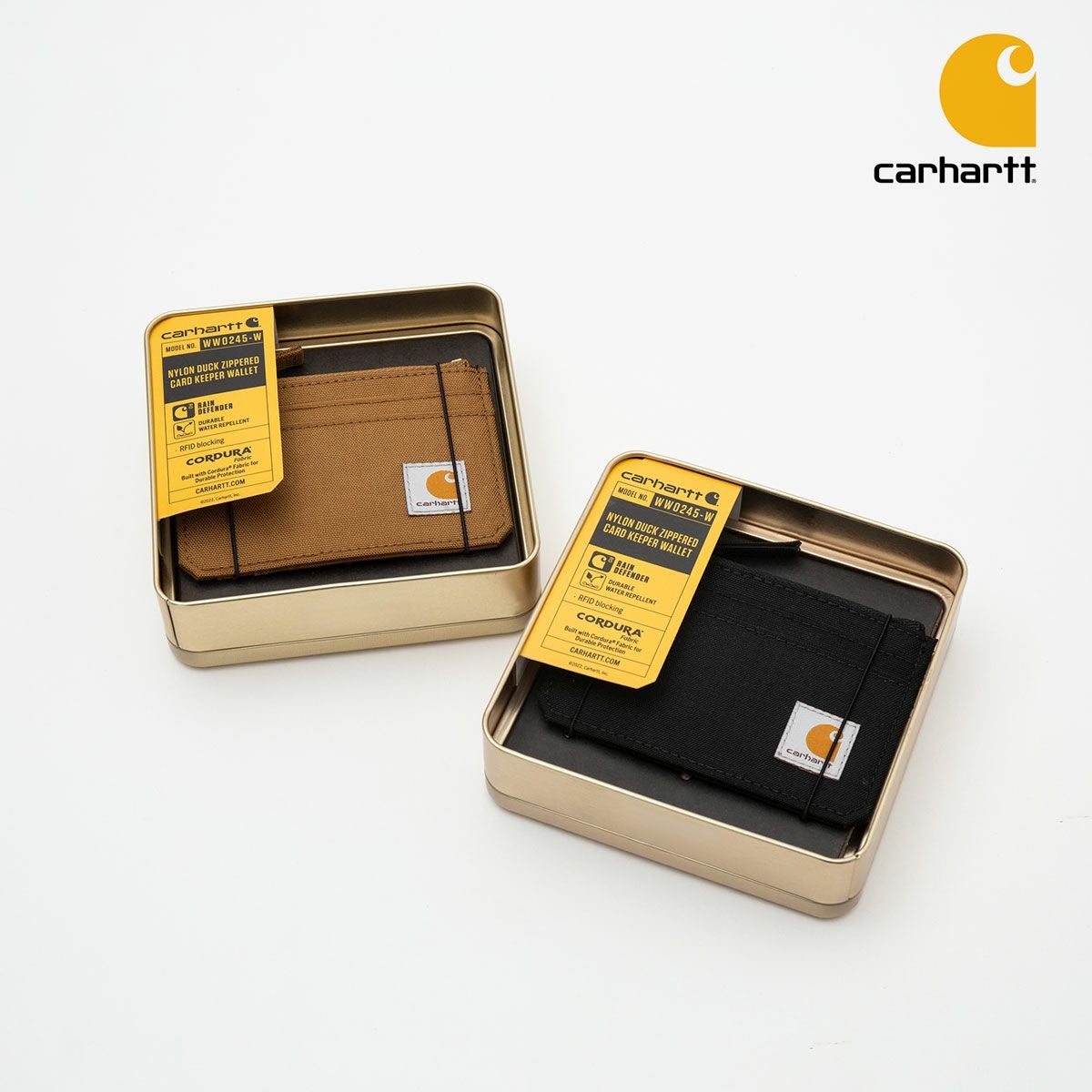 カーハート 小銭入れ カードケース carhartt ナイロン ダック ジッパー