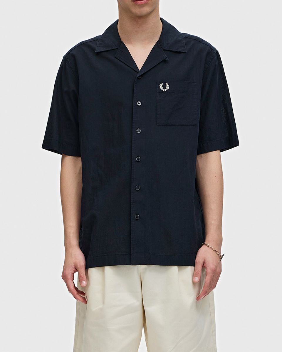 フレッドペリー FRED PERRY ライトウェイト テクスチャー リビアカラー