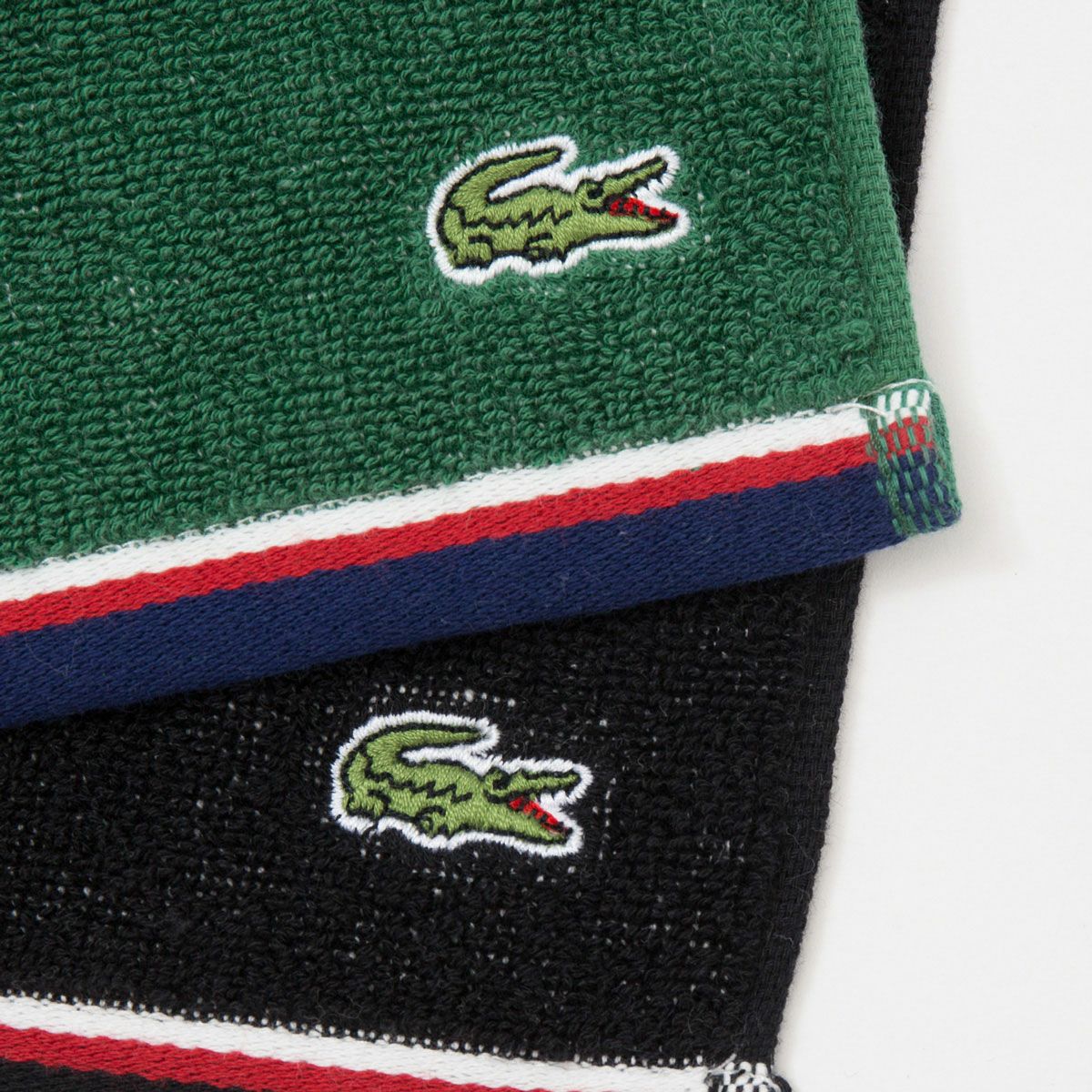 ラコステ ゴルフ フェイスタオル カラビナ付き LACOSTE LN009J